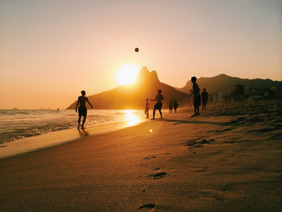 Image showing a beach in Rio de Janeiro, Brazil