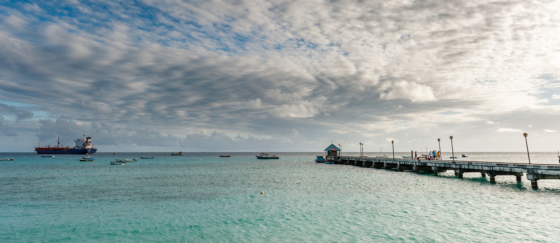 Ocean view from Oistins, Barbados