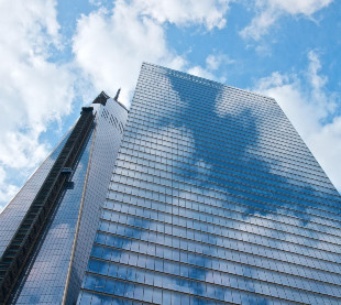 Tall company building