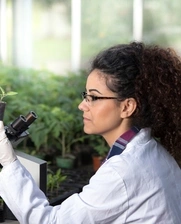 Woman working in agrochemicals