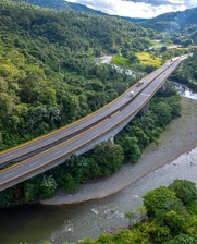 road in Colombia