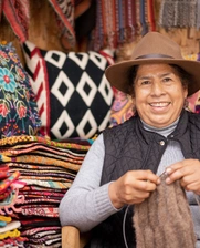 Una emprendedora de indumentaria en Perú