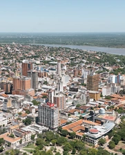 Panoramic view of Asunción, Paraguay