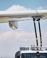 Image of an airplane loading fuel