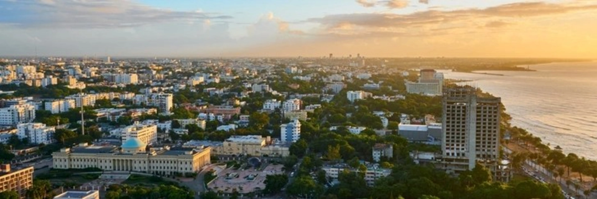 Banner showing Santo Domingo, Dominican Republic