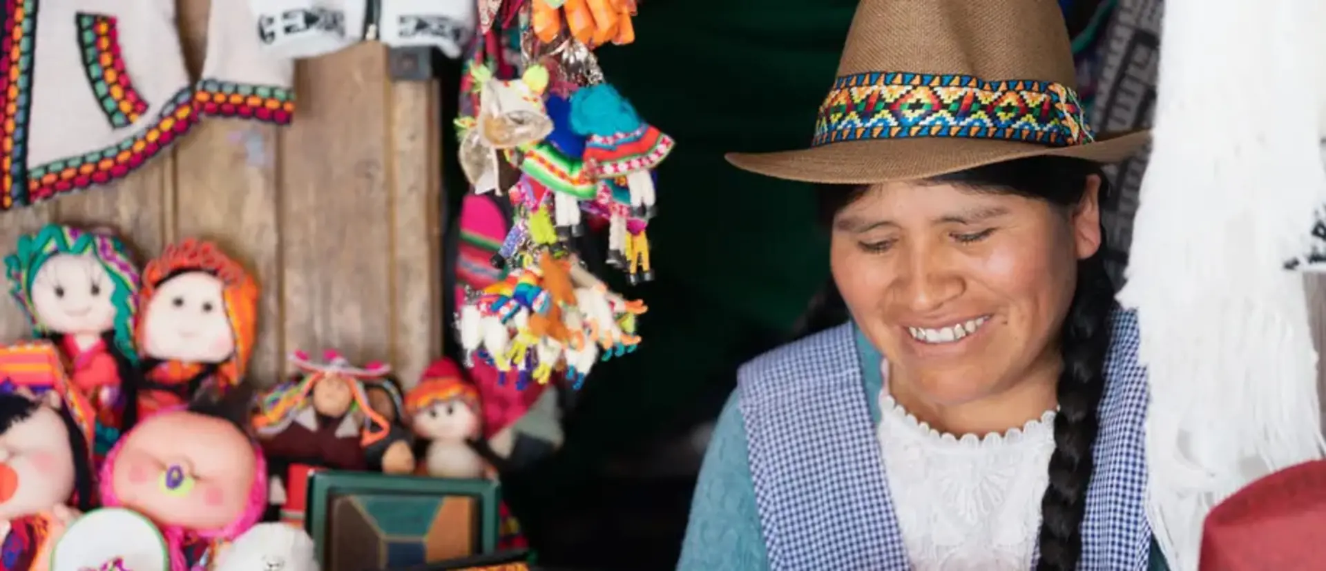 Image of a woman entrepreneur in Bolivia