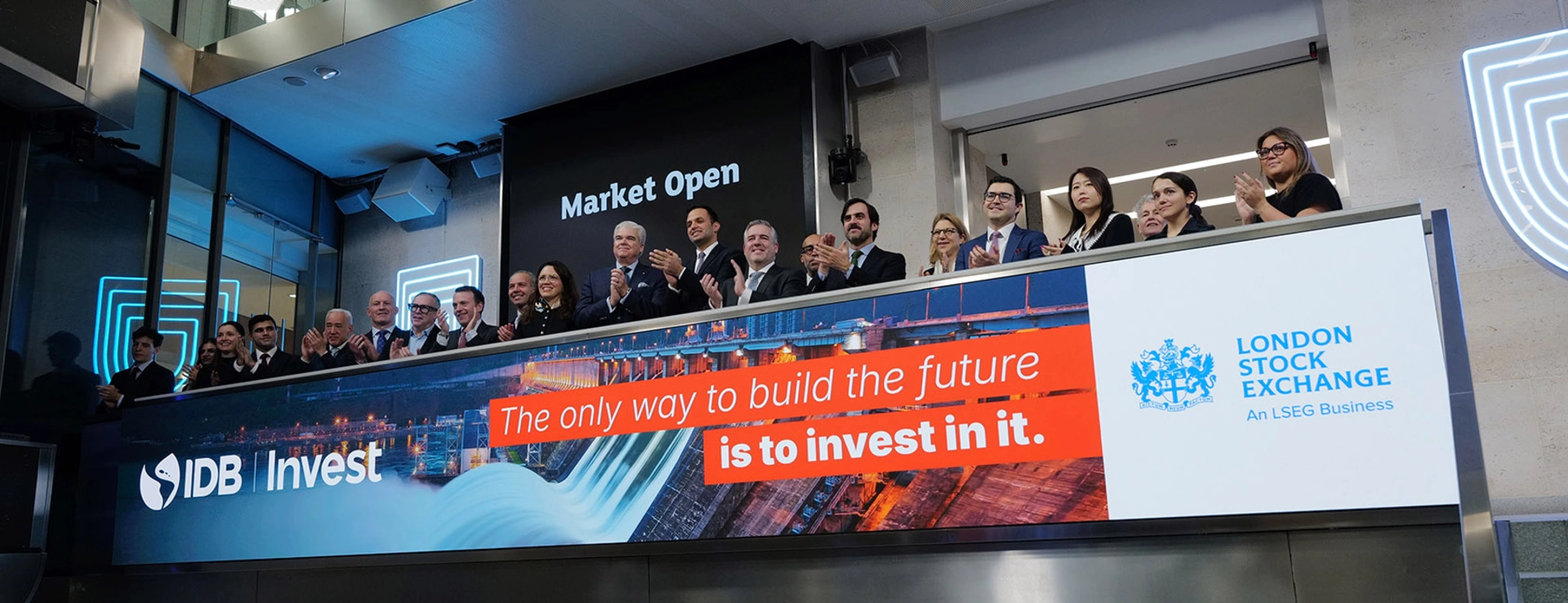 We rang the opening bell in London to mark a milestone: our first Social Benchmark Bond issued in pounds sterling on the London Stock Exchange.