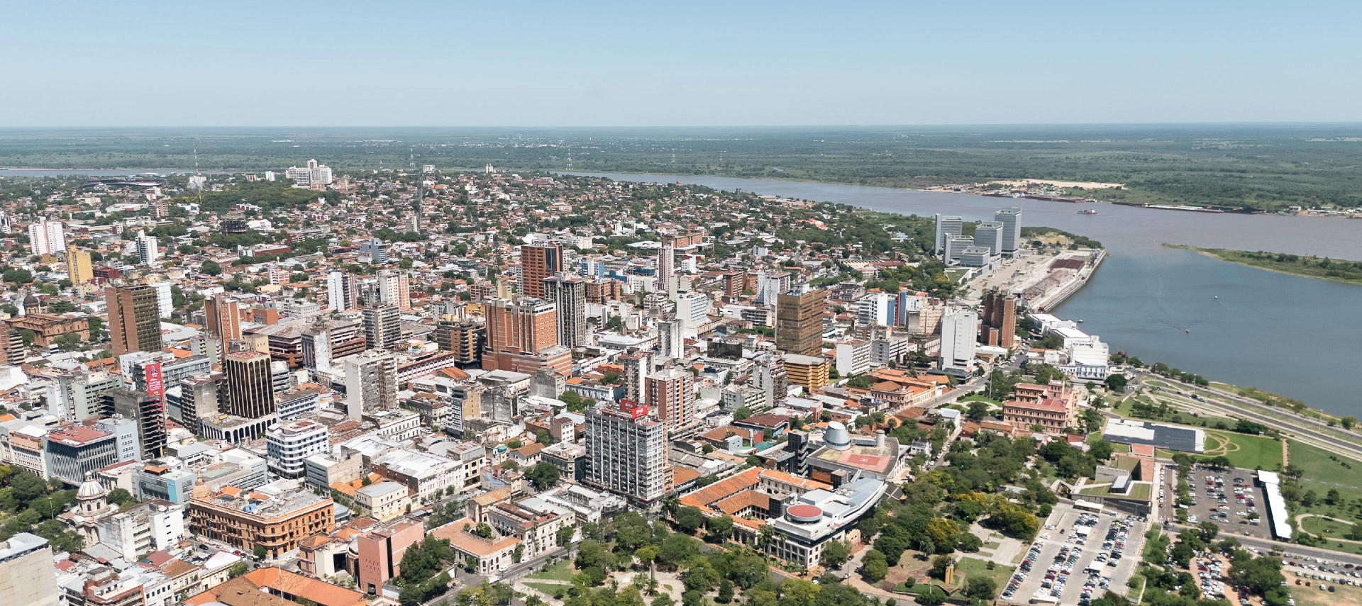 Panoramic view of Asunción, Paraguay