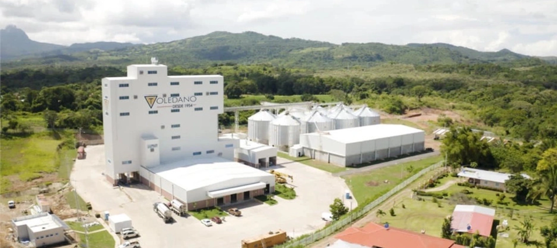 Panoramic view of a Pronaca factory in Ecuador