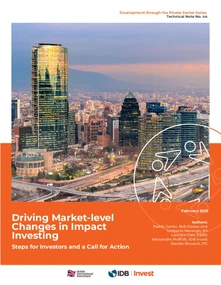 Driving Market-level Changes in Impact Investing: Steps for Investors and a Call for Action