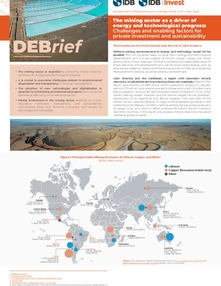 (DEBrief) The Mining Sector as a Driver of Energy and Technological Progress: Challenges and Enabling Factors for Private Investment and Sustainability