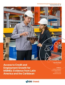 Access to Credit and Employment Growth for MSMEs: Evidence from Latin America and the Caribbean
