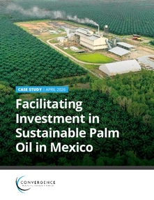  Facilitating Investment in Sustainable Palm Oil in Mexico