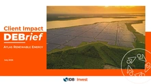 Client Impact DEBrief: Atlas Renewable Energy