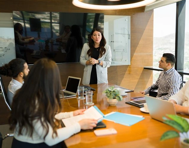 A board meeting