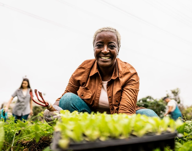 Female farmer in Brazil