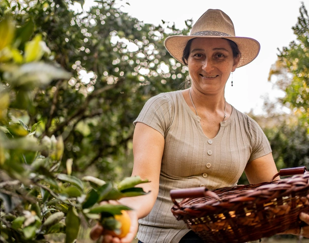 Agricultora en  Colombia