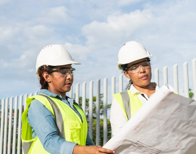 Two female engineers 