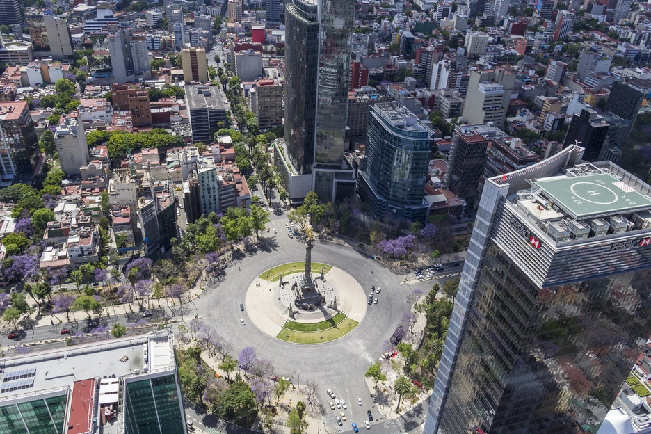Panoramic picture of Mexico City