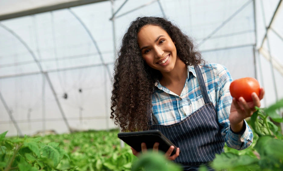 A mexivan woman in her greenhouse business