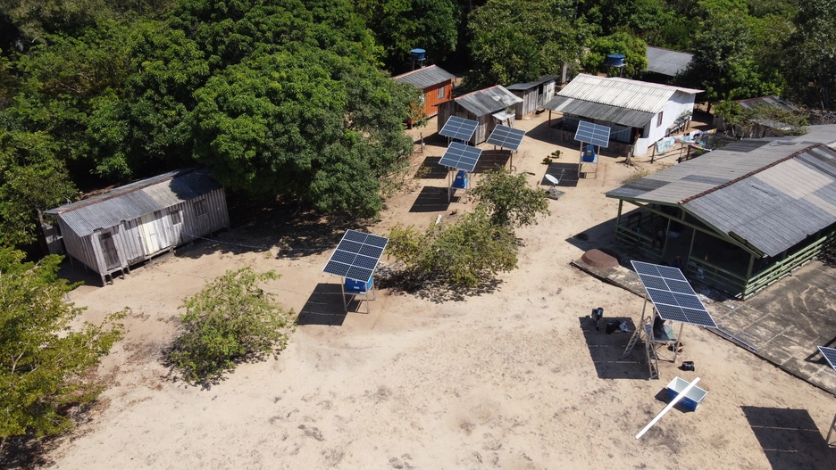 solar panel in Amazon