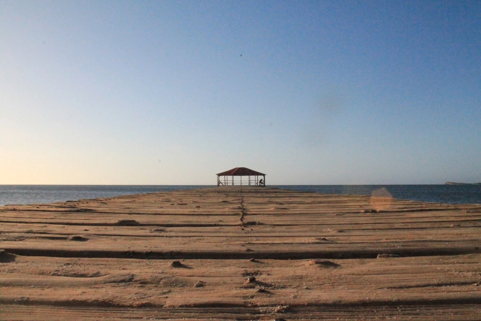 Beach view of Manzanillo Bay in Dominican Republic