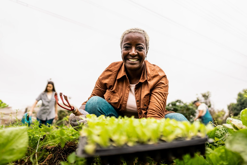 Female farmer in Brazil