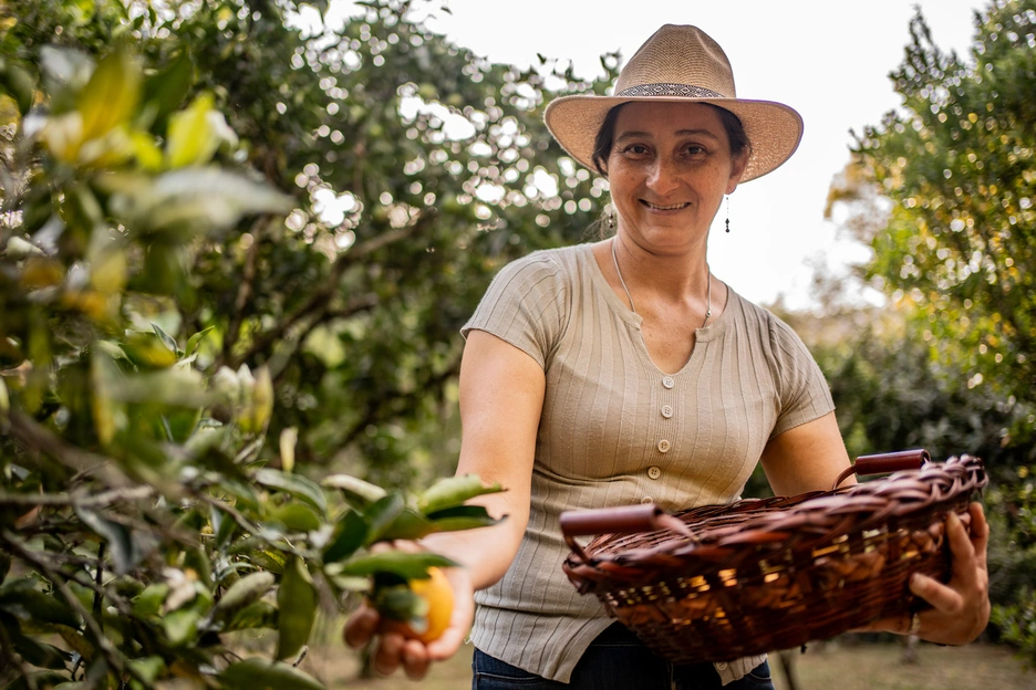 Agricultora en  Colombia